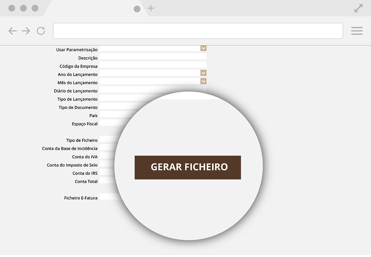 Passo 3: Geração e download do ficheiro de importação nos programas de contabilidade Sage For Accountants e Sage 50c Contabilidade